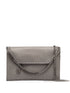 Stella McCartney Falabella Grey Wallet on Chain Clutch with Chain Trim Grey