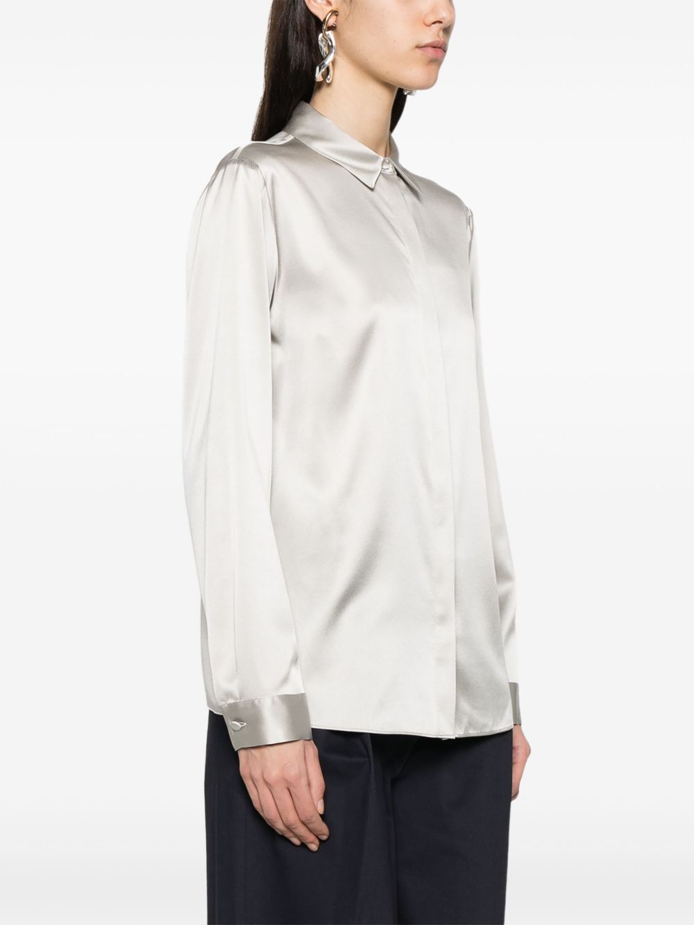 Emporio Armani Shirts Dove Grey