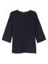 Emporio Armani Tech cady blouse with laser cutting Blue