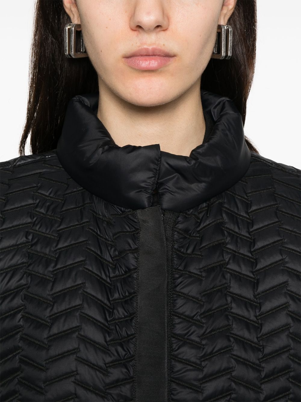 Emporio Armani Reversible Padded Nylon Jacket Black 