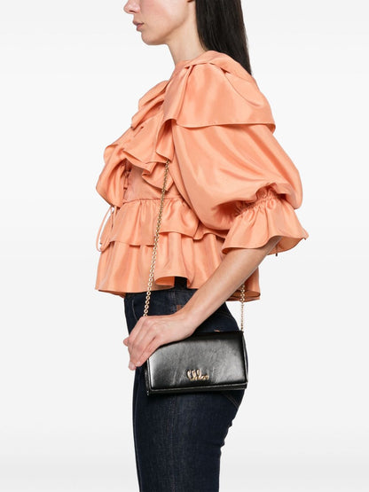 Chloé Iconic Flap Chain Crossbody Bag Black