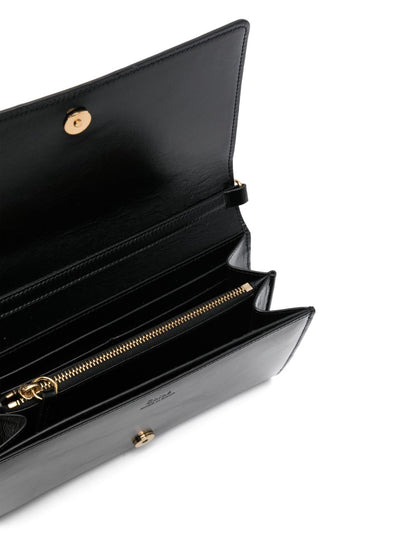 Chloé Iconic Flap Chain Crossbody Bag Black