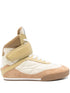 Chloé Kick Leather High-Top Sneakers Beige