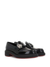 Christian Louboutin Urban Moc Lock Loafers Black