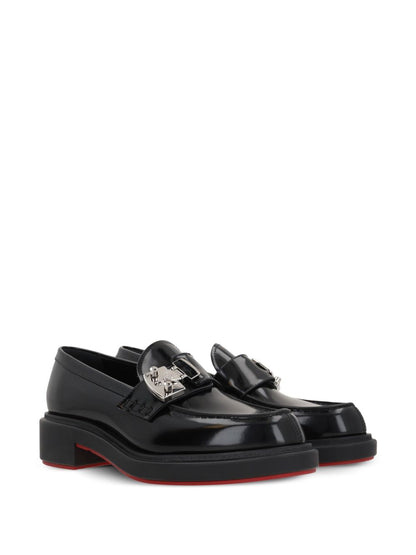 Christian Louboutin Urban Moc Lock Loafers Black