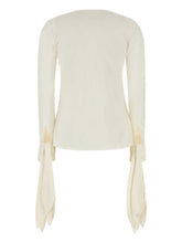 Givenchy Silk V-necked Top White