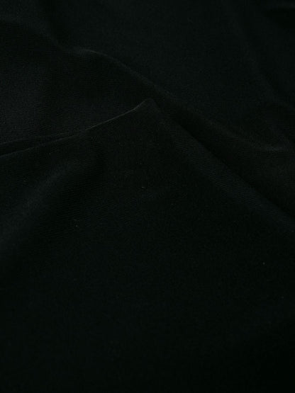 Norma Kamali Flared jersey skirt Black