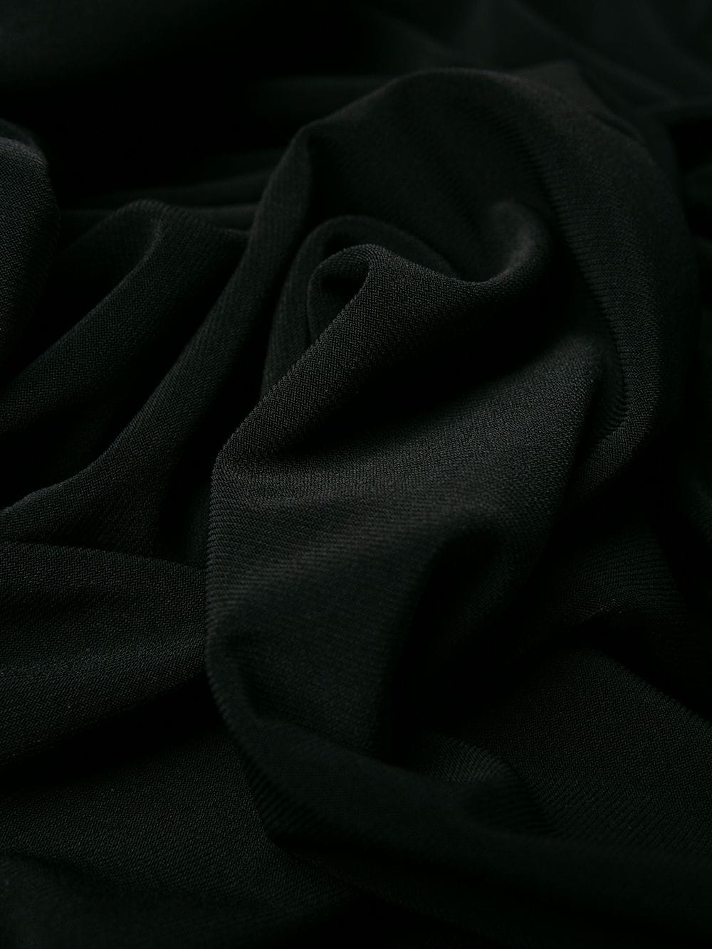 Norma Kamali Flared jersey skirt Black