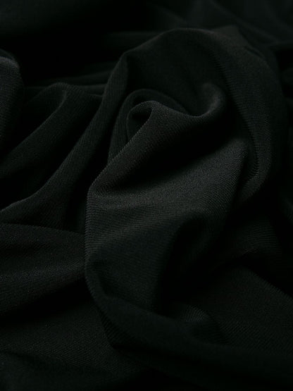 Norma Kamali Flared jersey skirt Black