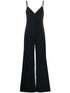 Norma Kamali Slip Wide-Leg Jersey Jumpsuit Blue