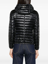 Herno Short Quilted Down Jacket with Gold-Tone Details Black