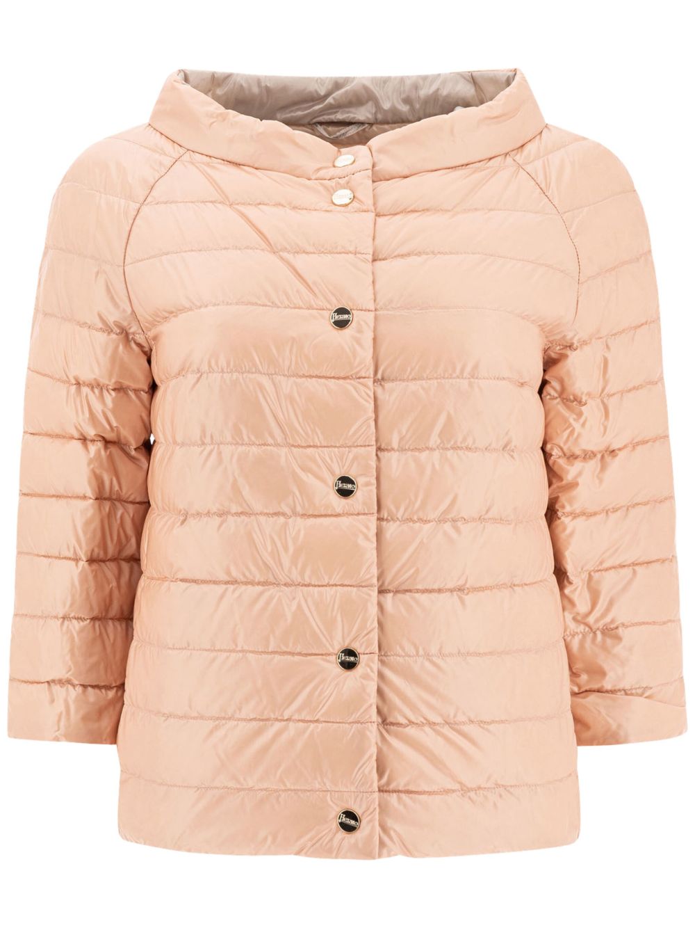 Herno Reversible Lightweight Padded Cape Pink Pink