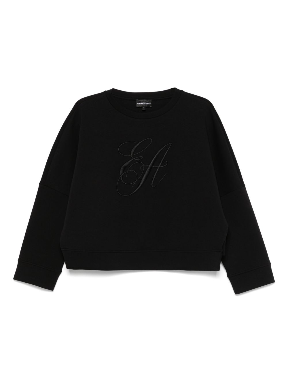 Emporio Armani Logo Sweatshirt Black