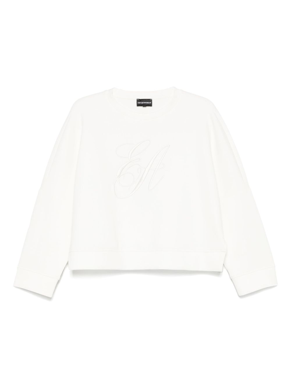 Emporio Armani Logo Sweatshirt White