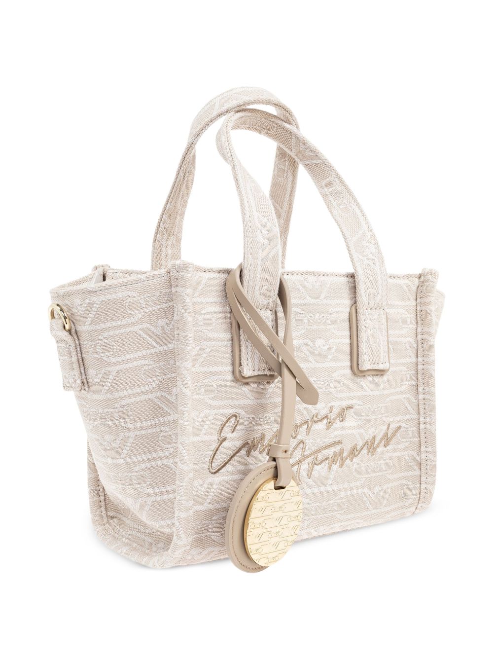 Emporio Armani Small Shopping Bag Beige