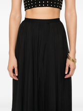 Forte Forte Chiffon Silk Long Skirt Black