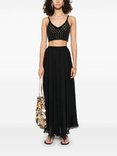 Forte Forte Chiffon Silk Long Skirt Black