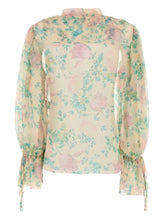 Chloè Printed Silk Blouse Beige