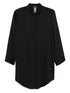 Emporio Armani Sea Logo Buttoned Shirt Dress Black
