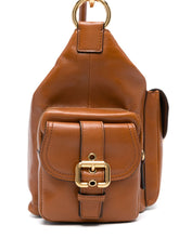 Chloé  Leather Camera Tote Bag Brown