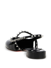 Christian Louboutin Sweet Janispikes Slingback Ballets Black