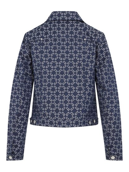 Givenchy Monogram Denim Jacket Blue