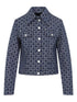 Givenchy Monogram Denim Jacket Blue