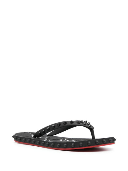 Christian Louboutin Super Loubi Flip flops Black