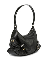 Givenchy Voyou Small Textured-Leather Shoulder Bag Black