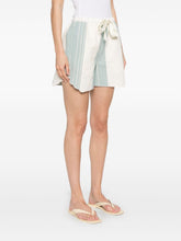 Forte Forte Striped Short Aqua Blue