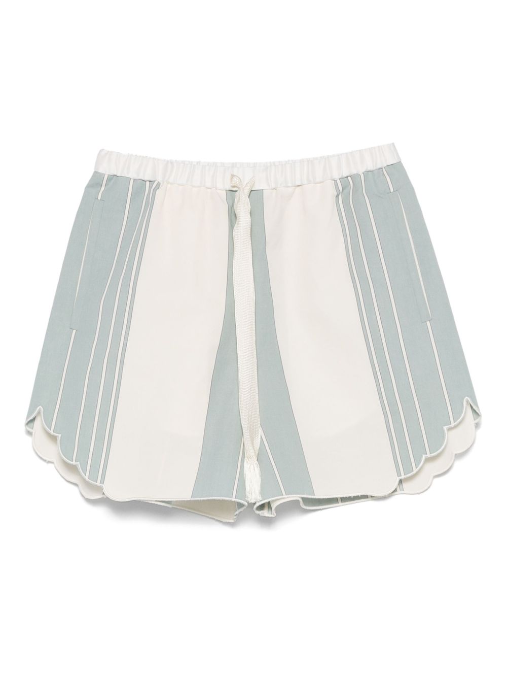Forte Forte Striped Short Aqua Blue