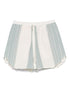 Forte Forte Striped Short Aqua Blue