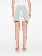 Forte Forte Striped Short Aqua Blue
