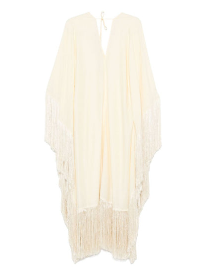 TALLER MARMO PRE Frange Sea Dress Ivory