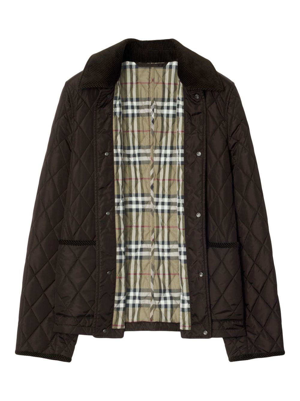 Burberry Quilted Jacket Brown