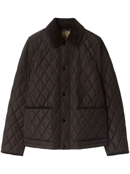 Burberry Quilted Jacket Brown