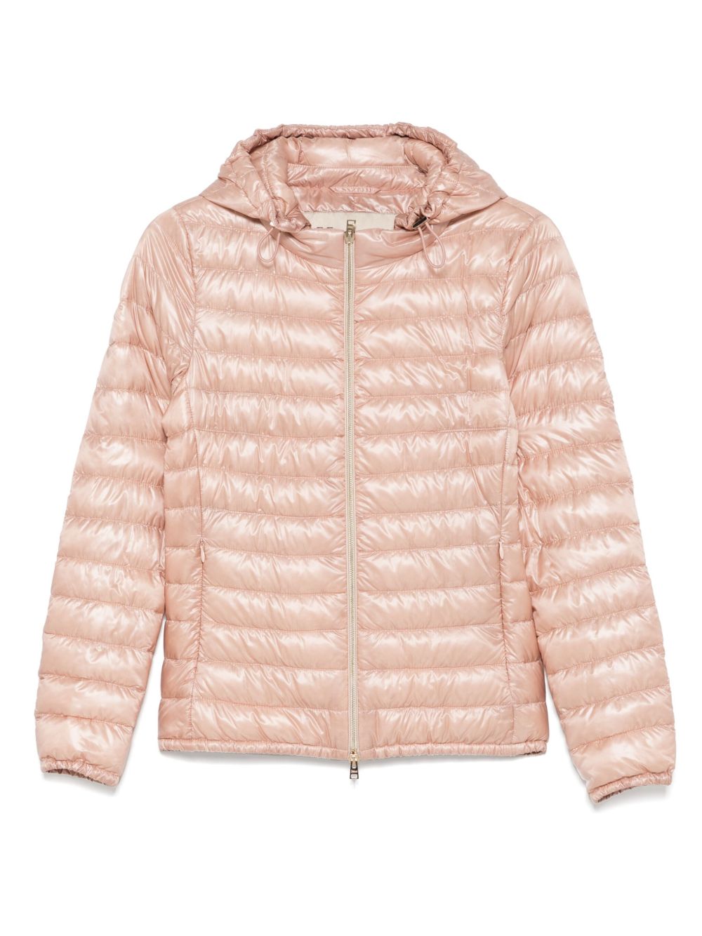 Herno Short Down Water-Repellent Jacket with Detachable Hood Pink