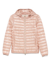 Herno Short Down Water-Repellent Jacket with Detachable Hood Pink
