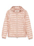 Herno Short Down Water-Repellent Jacket with Detachable Hood Pink