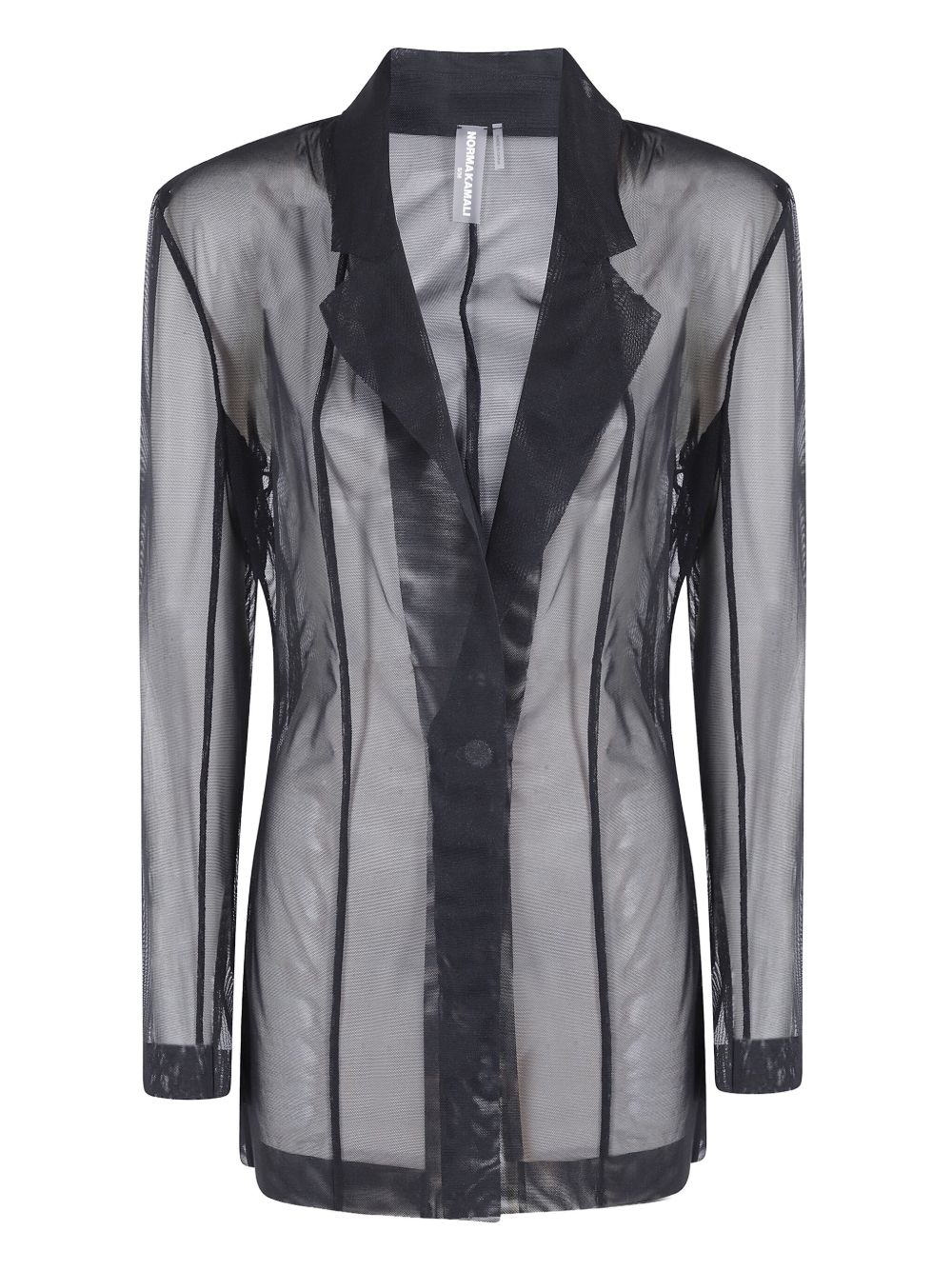 Norma Kamali Classic Single-Breasted Jacket Black