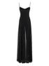 Norma Kamali Semi-Sheer Maxi Dress With Catsuit Black