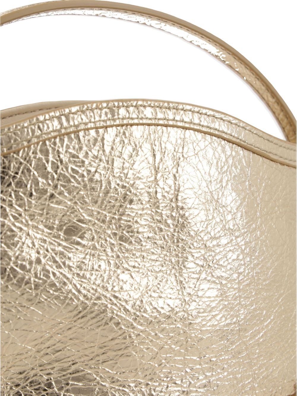 Givenchy Voyou Nano Metallic Gold Leather Clutch Bag Golden