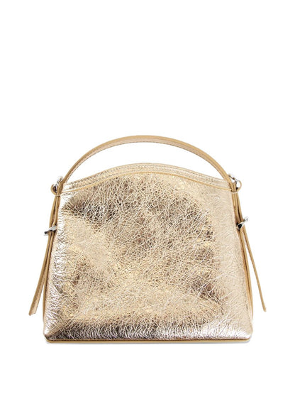 Givenchy Voyou Nano Metallic Gold Leather Clutch Bag Golden