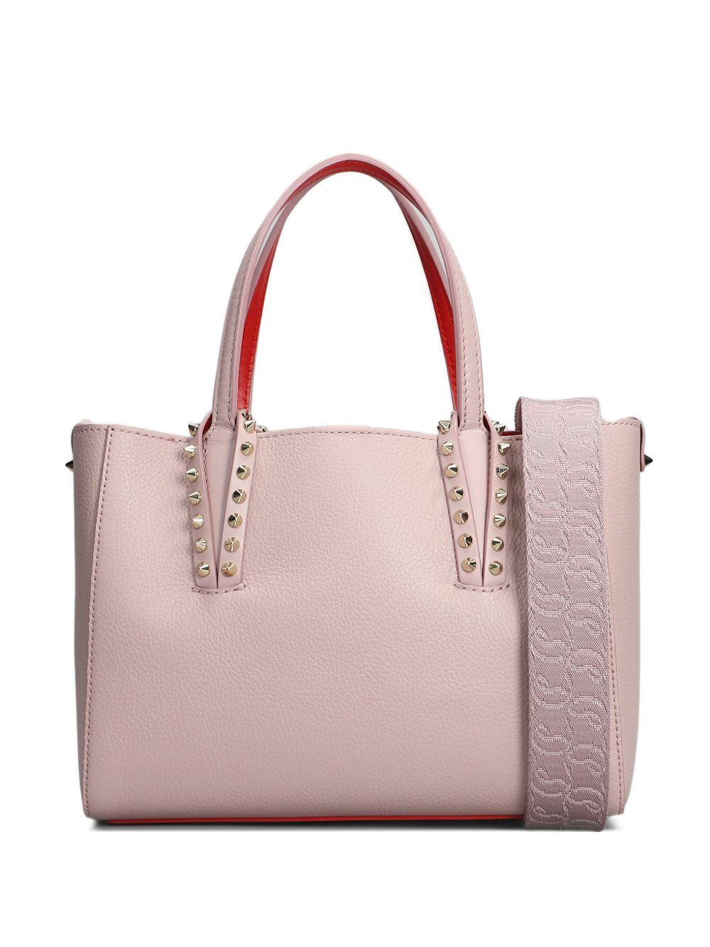 Christian Louboutin Cabata Mini Leather Tote Bag Pink
