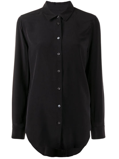 Equipment Essential Silk Shirts Black