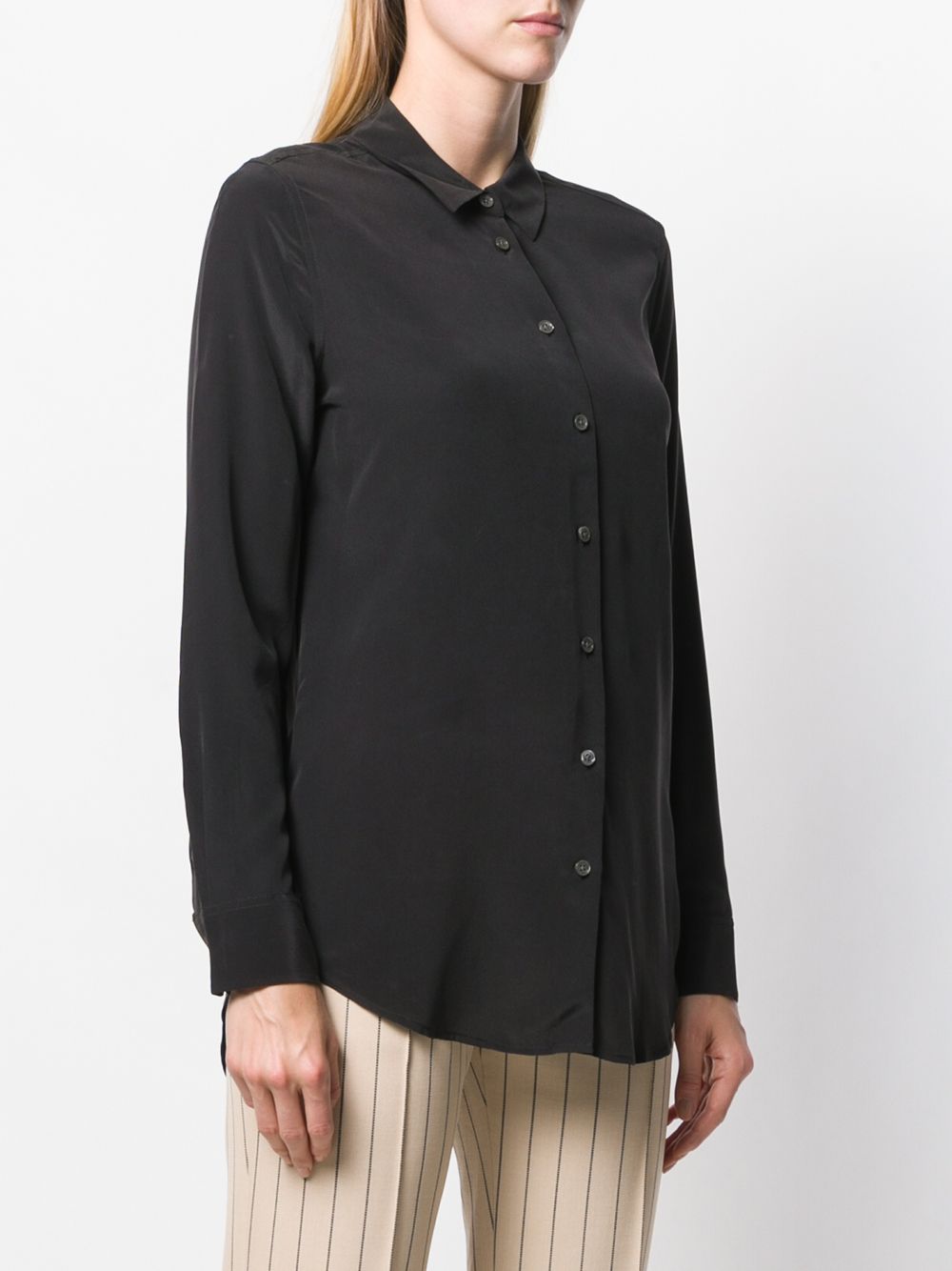 Equipment Essential Silk Shirts Black