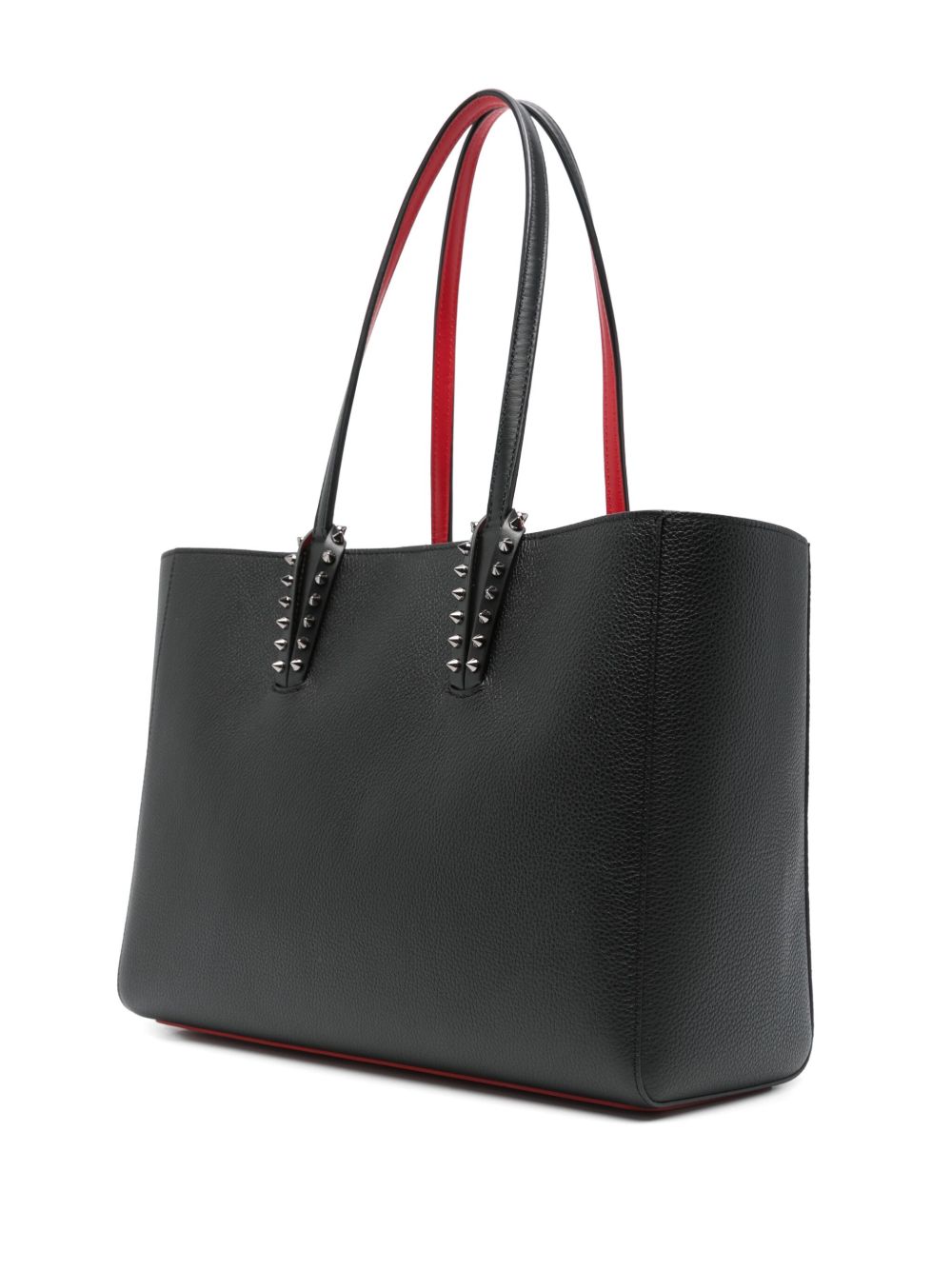Christian Louboutin Cabata Small Leather Tote Bag Black