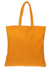 Emporio Armani Beachwear Shopper Bag With 3D Logo in Orange