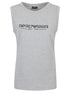 Emporio Armani Logo Cotton Tank Top Grey
