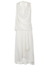 Silk95Five Worth Ave silk short dress WHITE